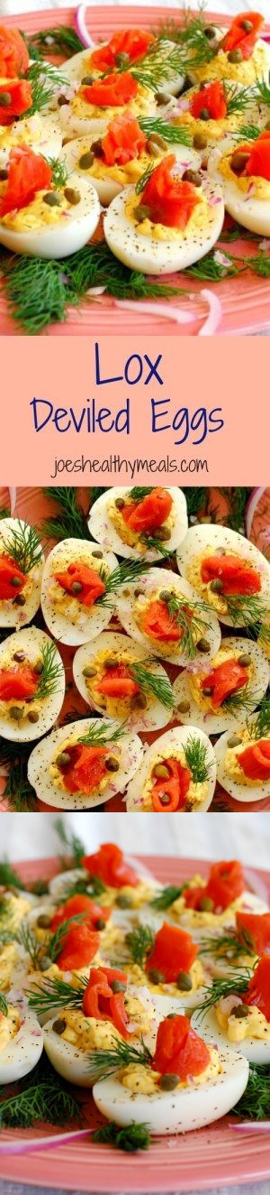 Lox Deviled Eggs