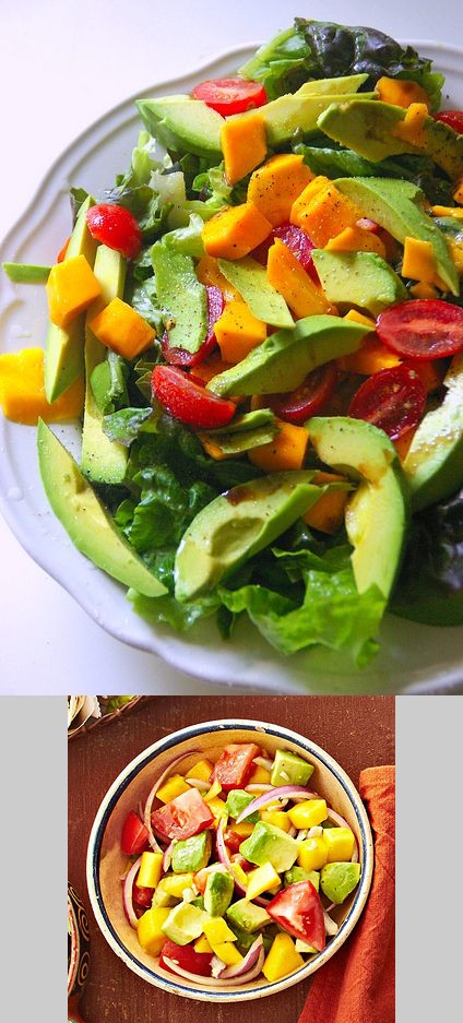 Mango, Tomato, and Avocado Salad