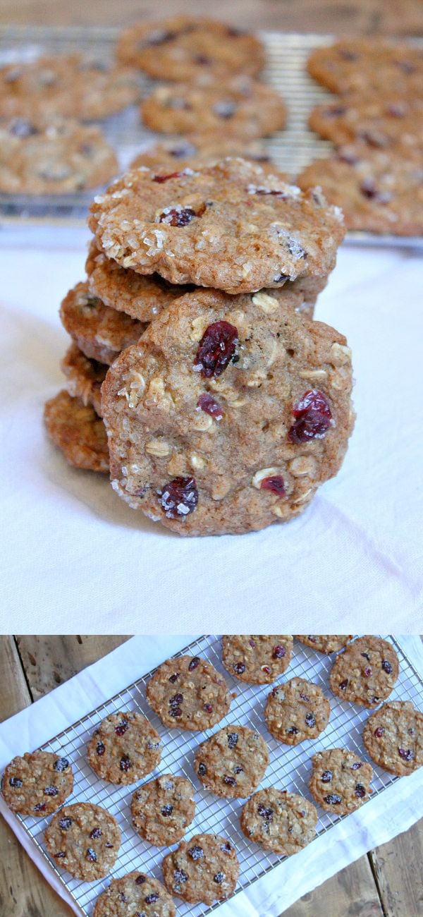 Maple Cranberry Oatmeal Cookies