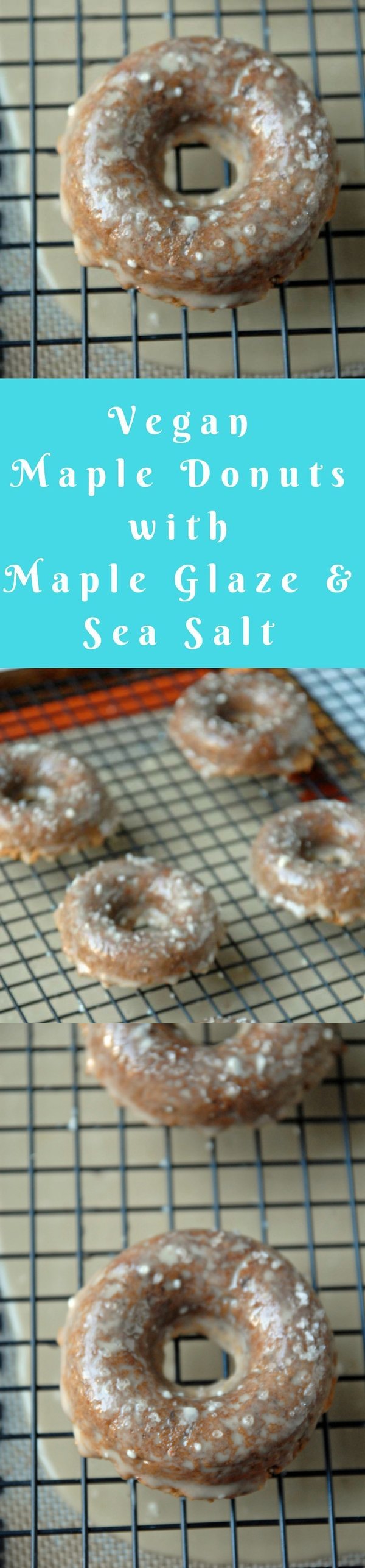 Maple Doughnuts with Maple Glaze and Sea Salt (+Cookbook Giveaway!