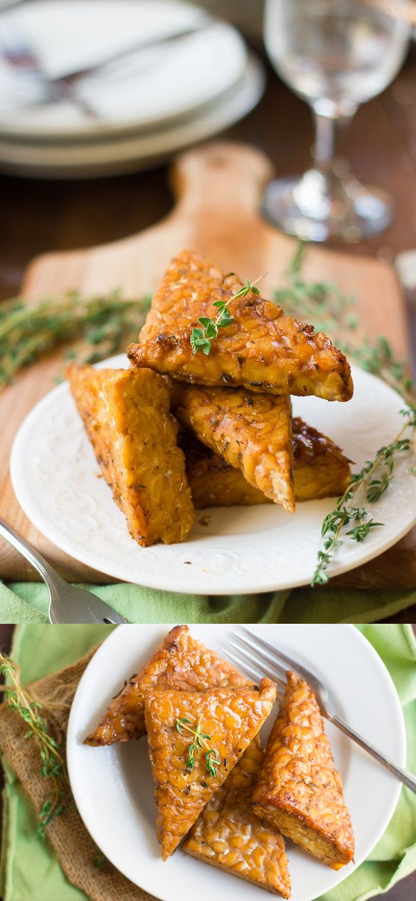 Maple-Miso Tempeh Cutlets