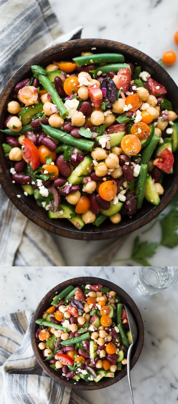 Mediterranean Three Bean Salad