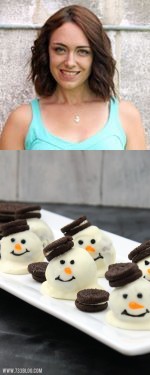 Melting Snowman OREO Cookie Balls