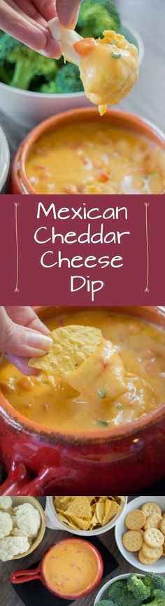 Mexican Cheddar Cheese Dip