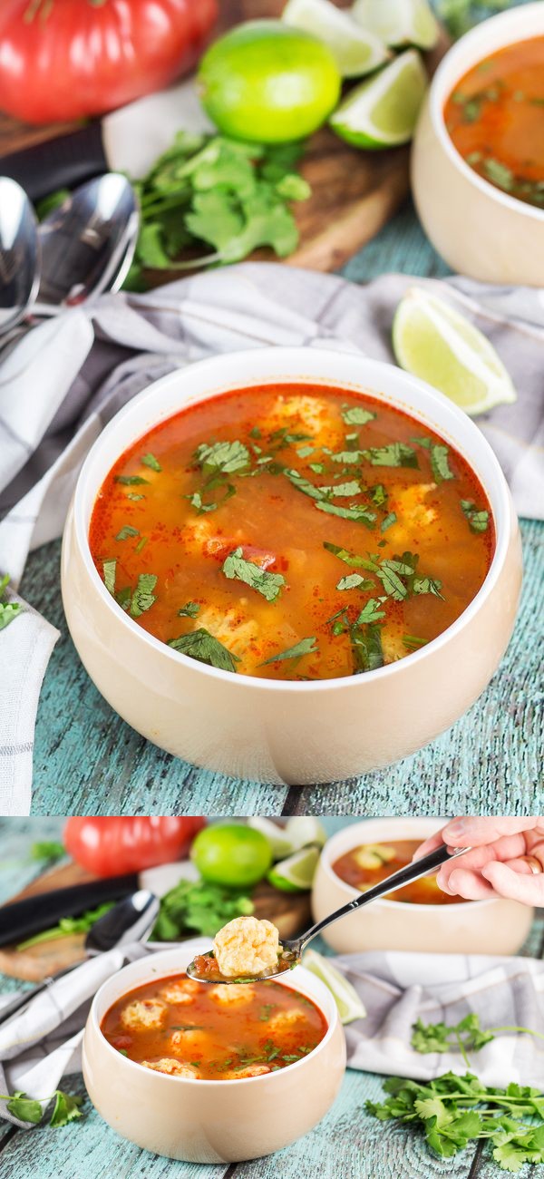 Mexican Shrimp Soup - Albóndigas de Camarón