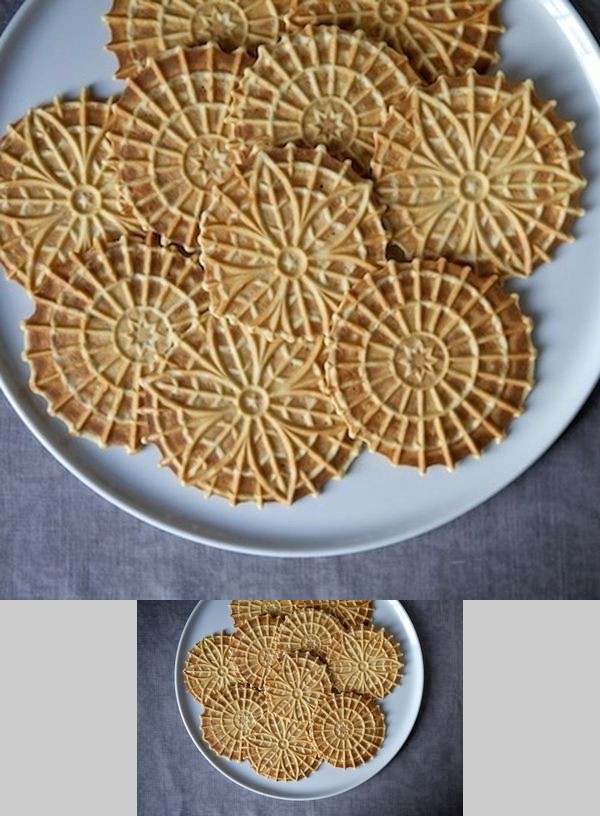 Meyer Lemon Pizzelle