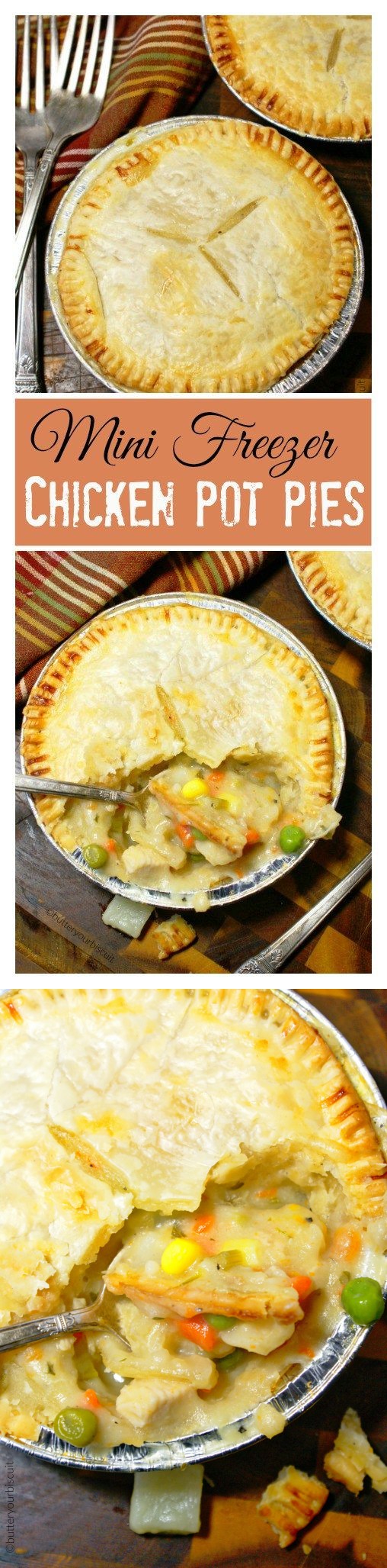 Mini Freezer Chicken Pot Pies