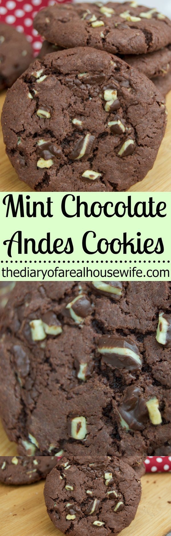 Mint Chocolate Andes Cookies