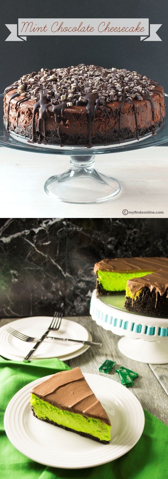 Mint Chocolate Cheesecake