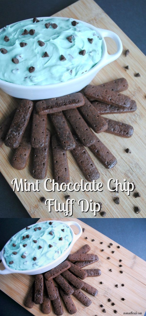 Mint Chocolate Chip Fluff Dip