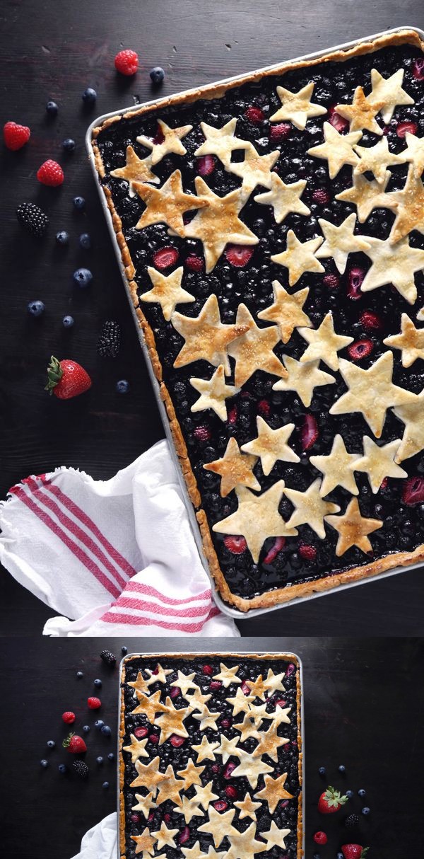 Mixed Berry Slab Pie