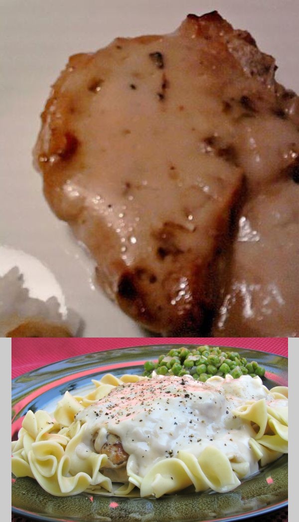 Mother in Law's Pork Chops With Cream of Mushroom