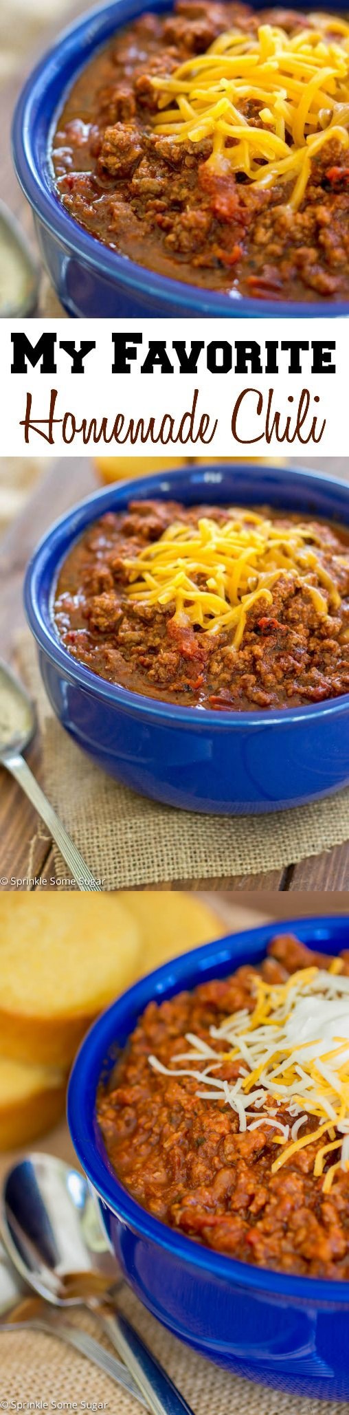 My Favorite Homemade Chili