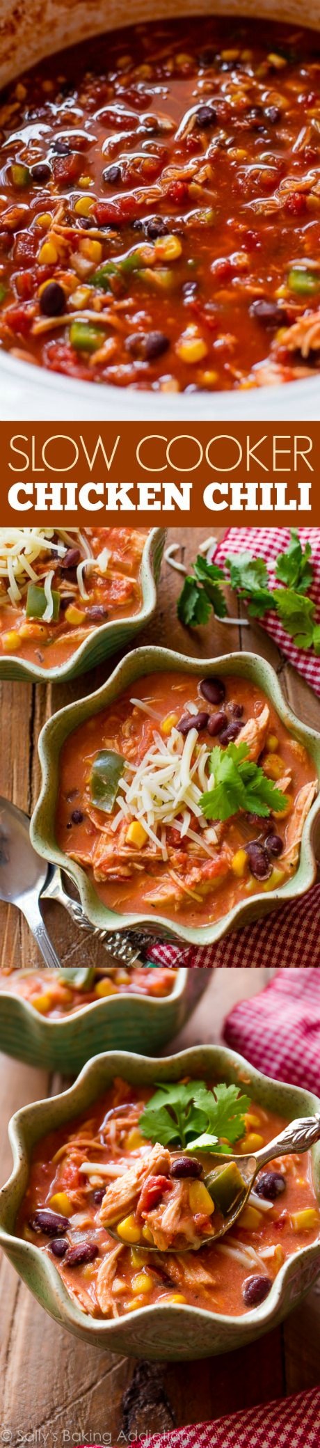 My Favorite Slow Cooker Chicken Chili