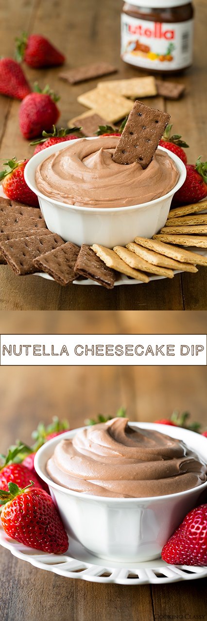 Nutella Cheesecake Dip