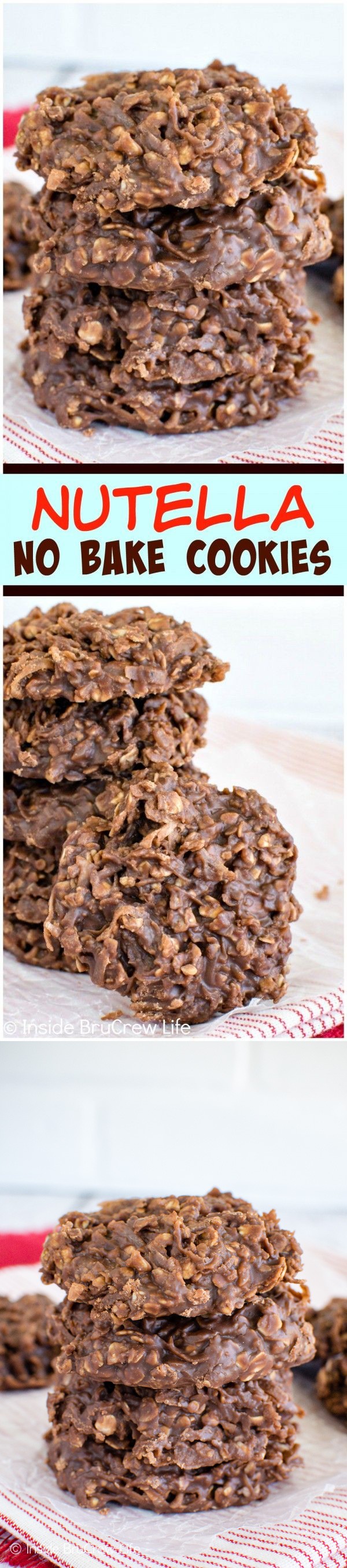 Nutella No Bake Cookies