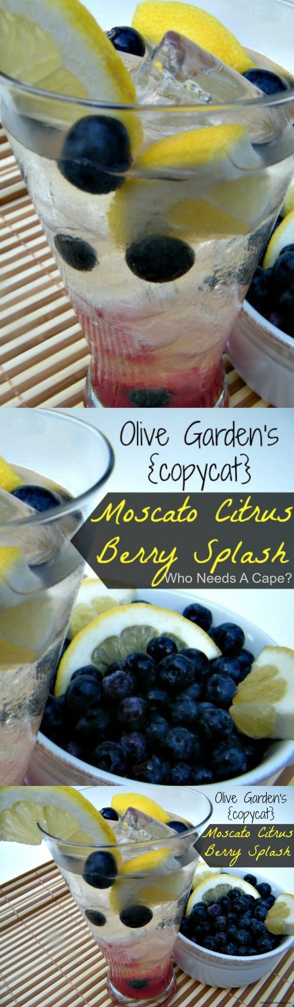 Olive Garden's (copycat Moscato Citrus Berry Splash