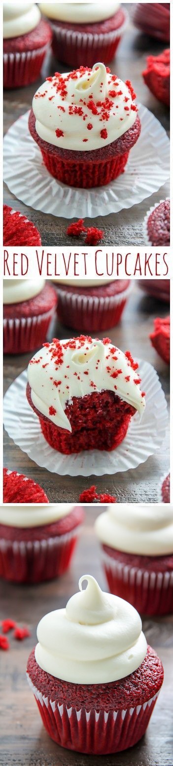 One Bowl Red Velvet Cupcakes