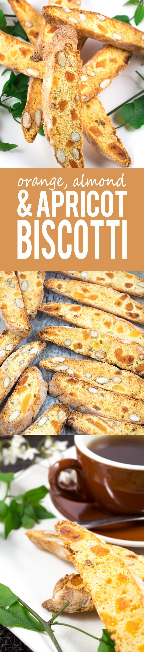 Orange, Almond and Apricot Biscotti