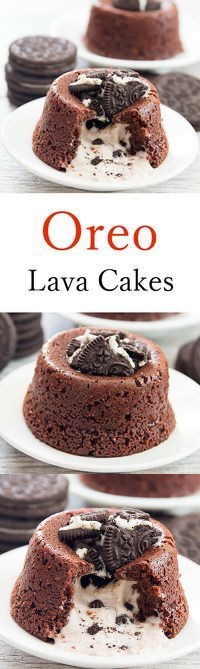 Oreo Lava Cakes