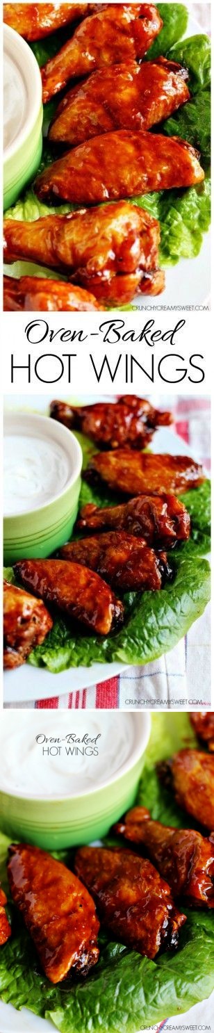 Oven-Baked Hot Wings