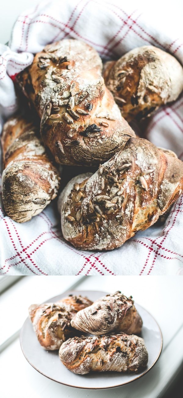 Overnight Rye Bread Rolls