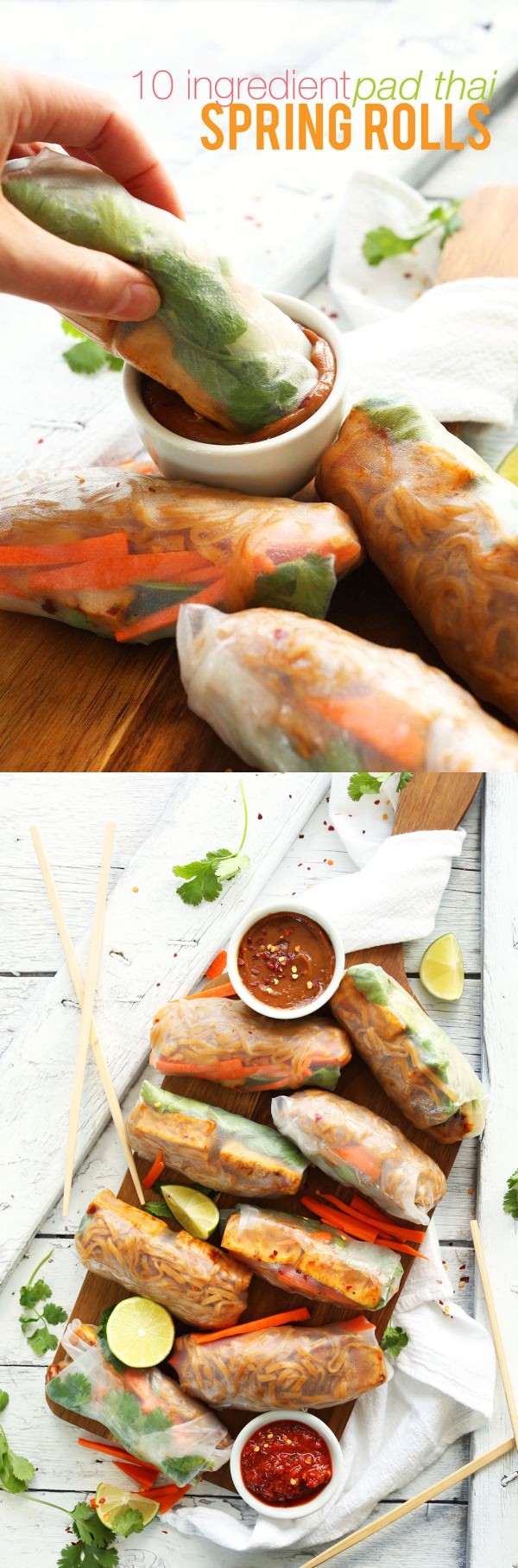 Pad Thai Spring Rolls