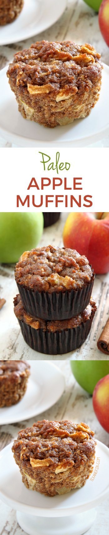 Paleo Apple Muffins (grain-free, gluten-free, dairy-free