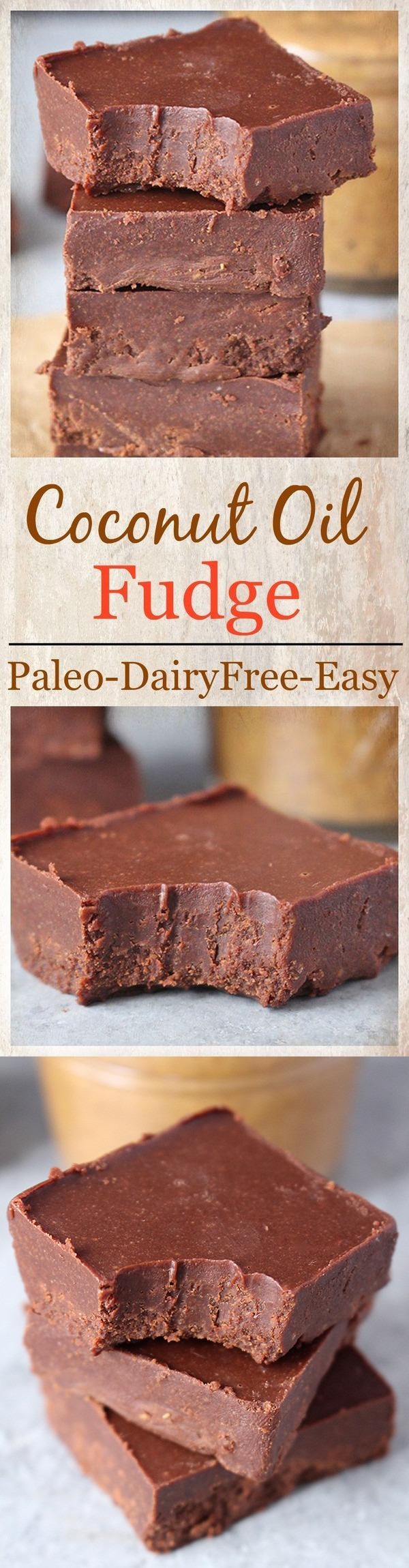 Paleo Coconut Oil Fudge