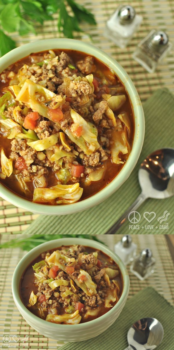 Paleo Deconstructed Cabbage Roll Soup – Low Carb, Gluten Free