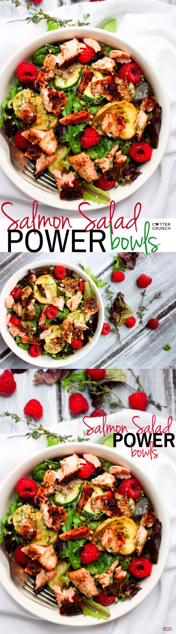 Paleo Salmon Salad Power Bowls