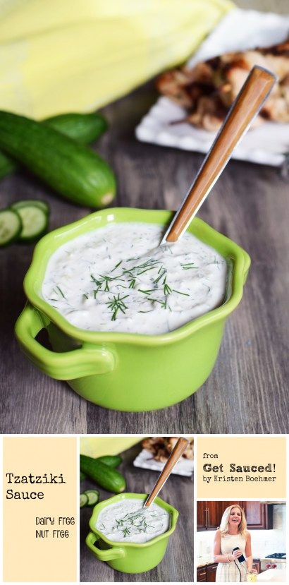 Paleo Tzatziki Sauce (Dairy and Nut Free from Get Sauced