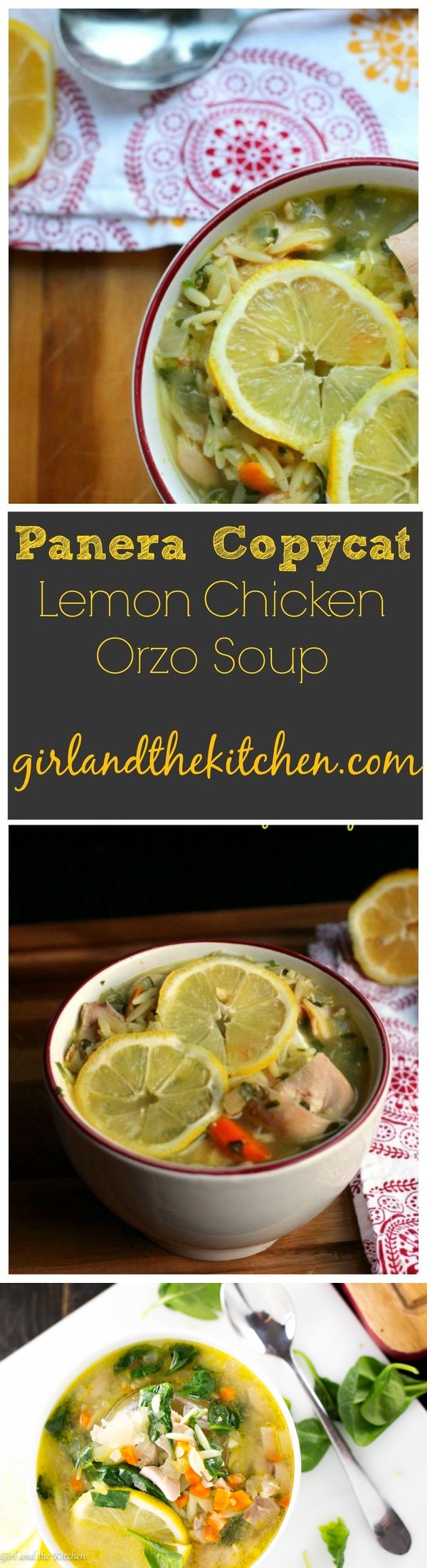 Panera CopyCat…Lemon Orzo Soup