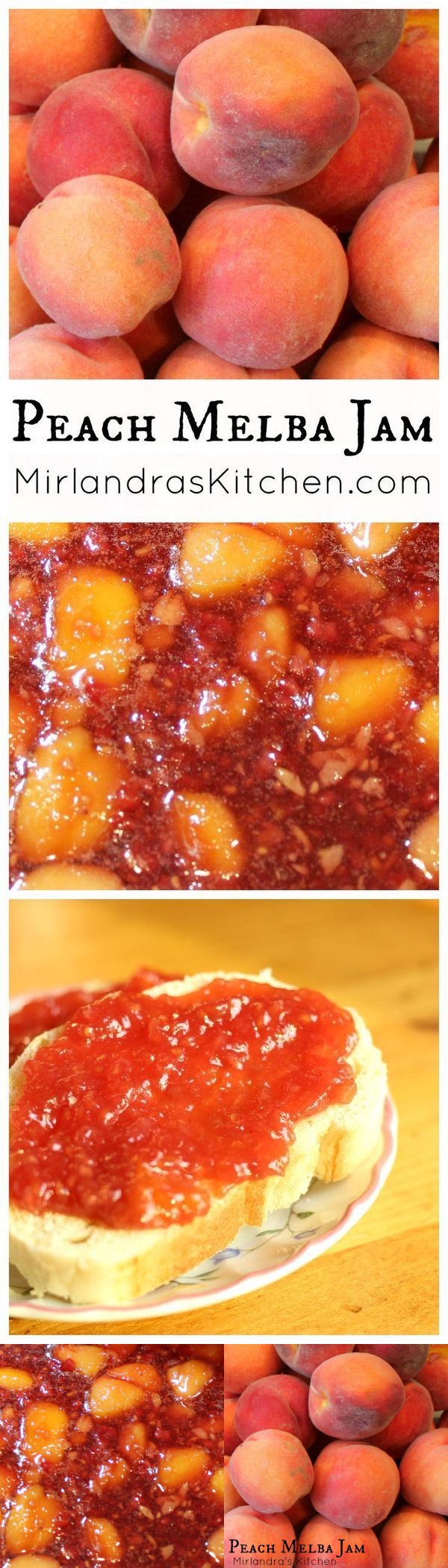 Peach Melba Jam