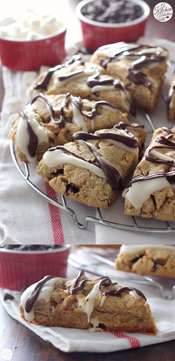 Peanut Butter S'mores Scones