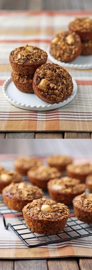 Pear Gingerbread Baked Oatmeal Singles