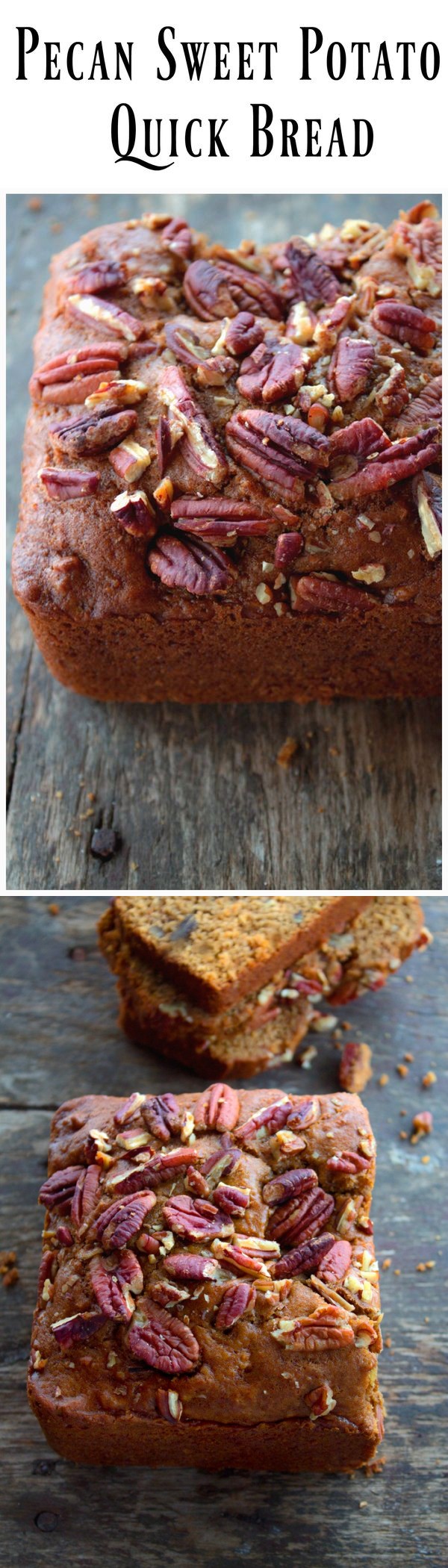 Pecan Sweet Potato Quick Bread