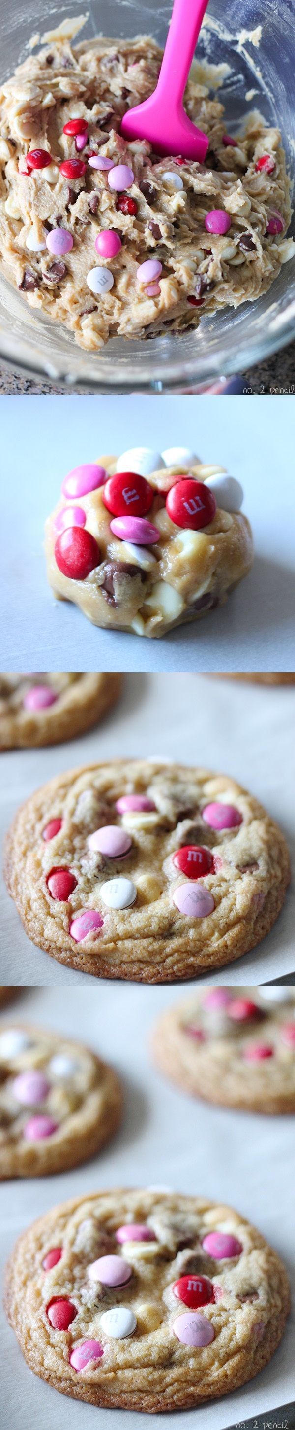 Perfect M&M Cookies