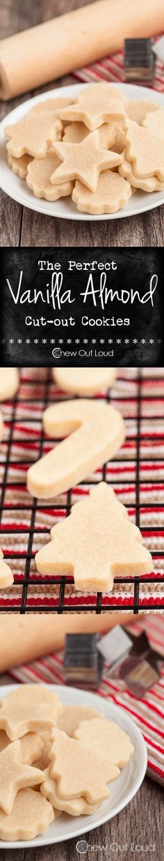 Perfect Vanilla Almond Cut-out Cookies