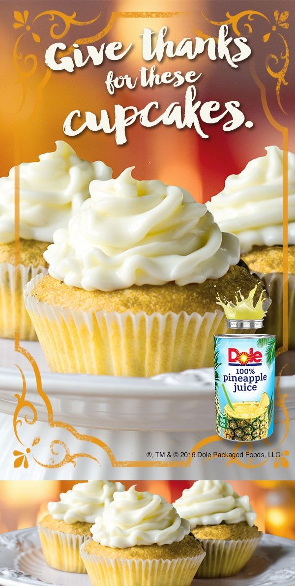 Pineapple Cinnamon Cupcakes