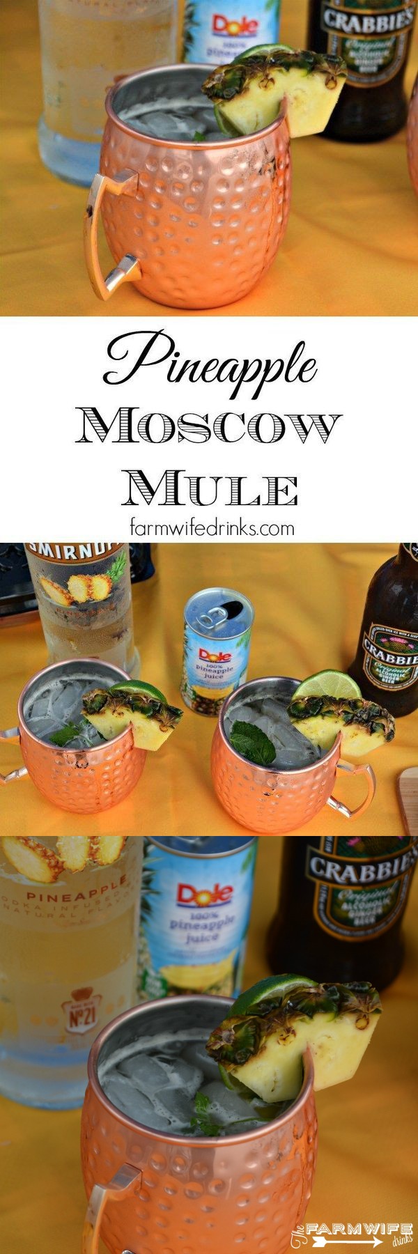 Pineapple Moscow Mule