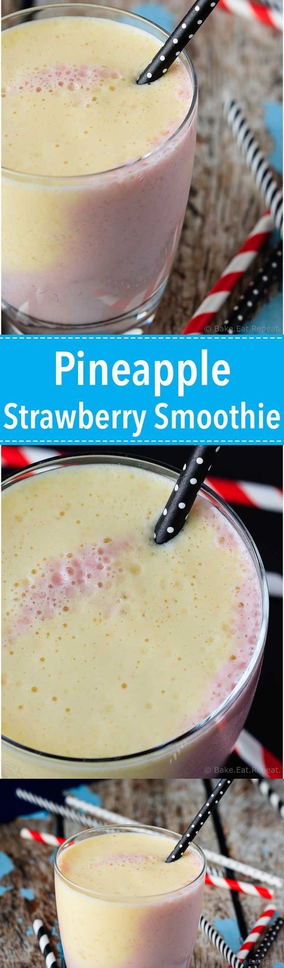 Pineapple Strawberry Smoothie