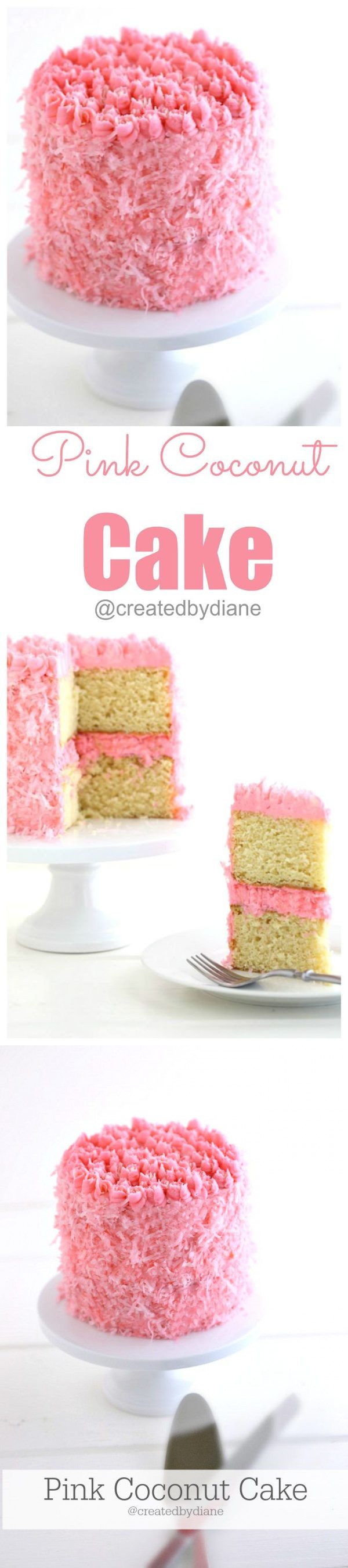 Pink Coconut Cake