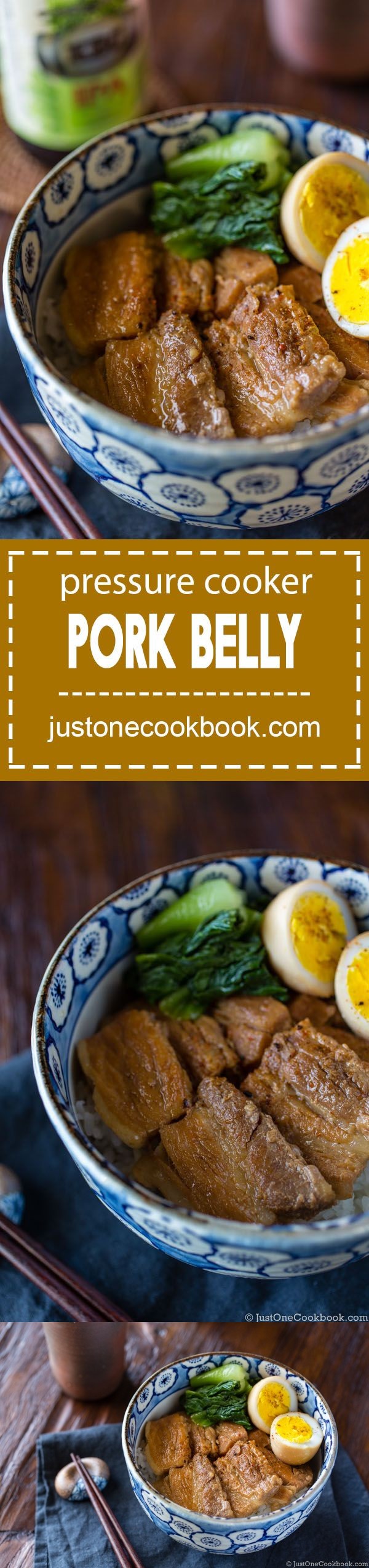 Pressure Cooker Pork Belly (Kakuni