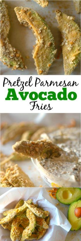 Pretzel Parmesan Crusted Avocado Fries