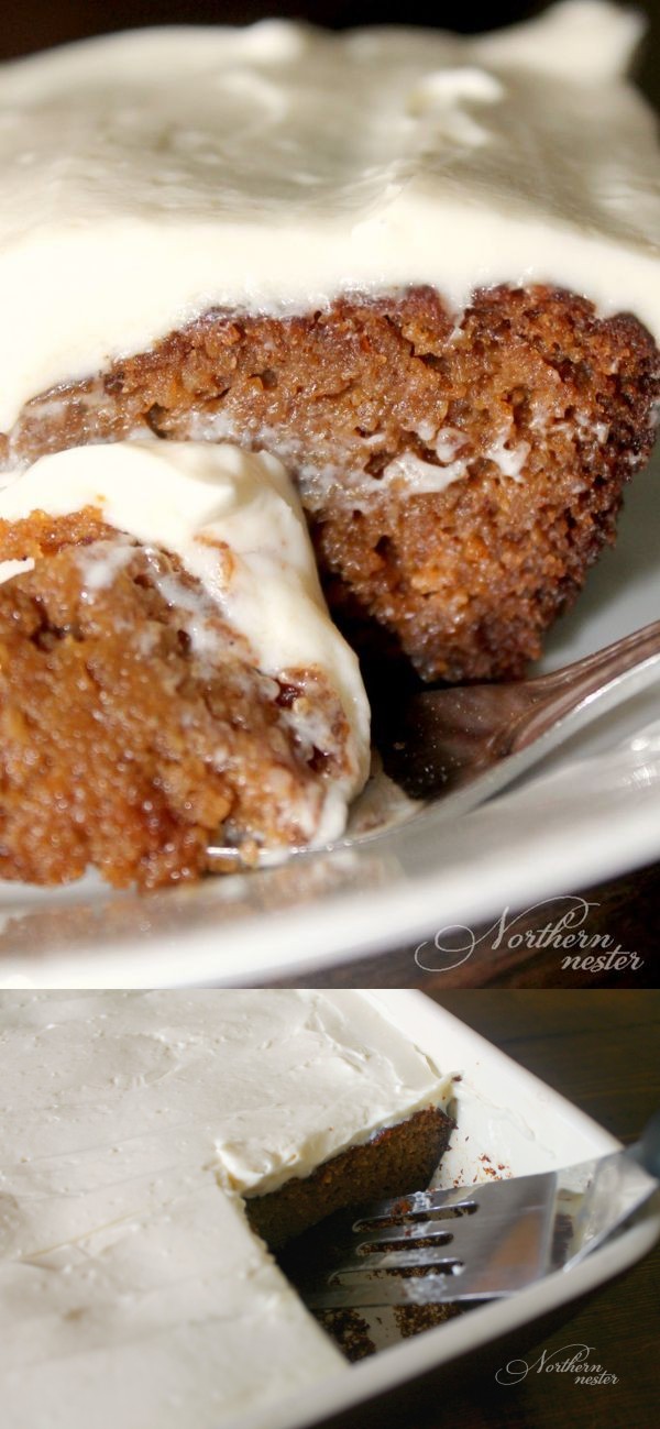 Pumpkin Cake With Cream Cheese Frosting | THM : S