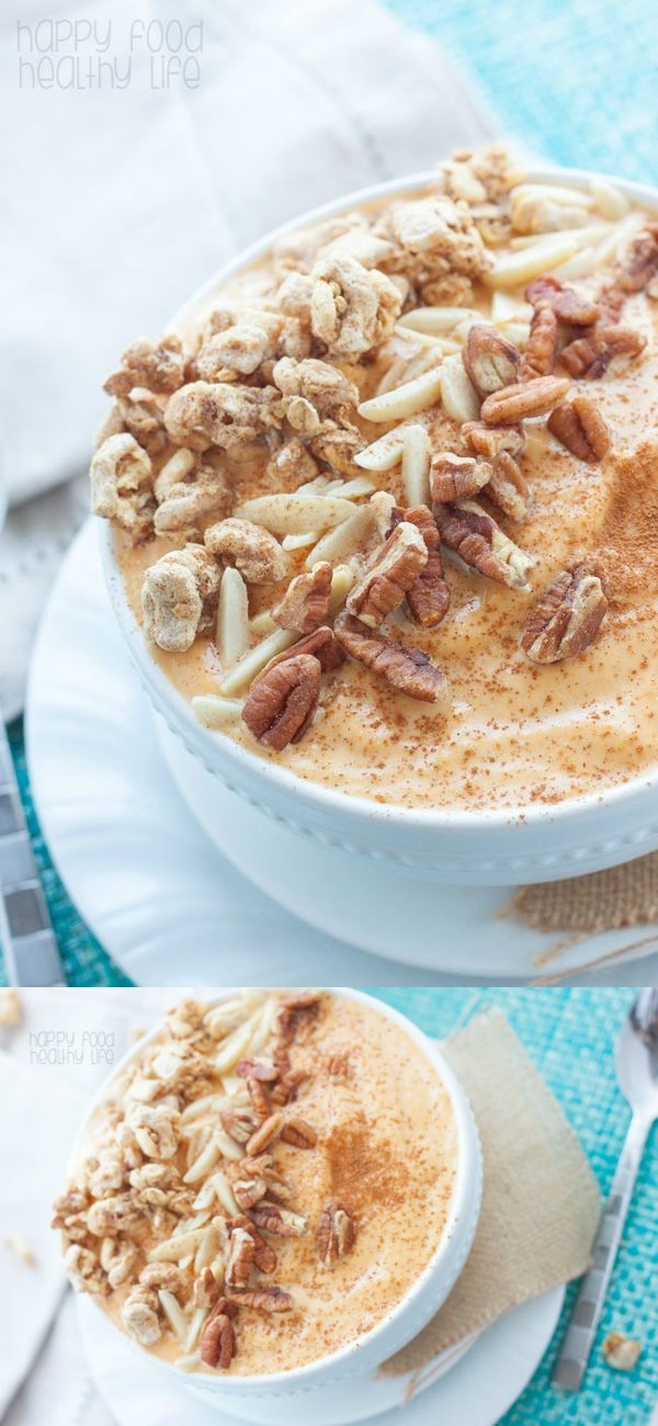 Pumpkin Cinnamon Crunch Smoothie Bowl