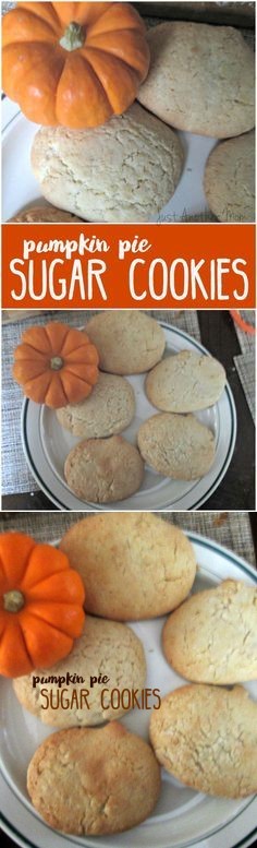 Pumpkin Pie Sugar Cookies