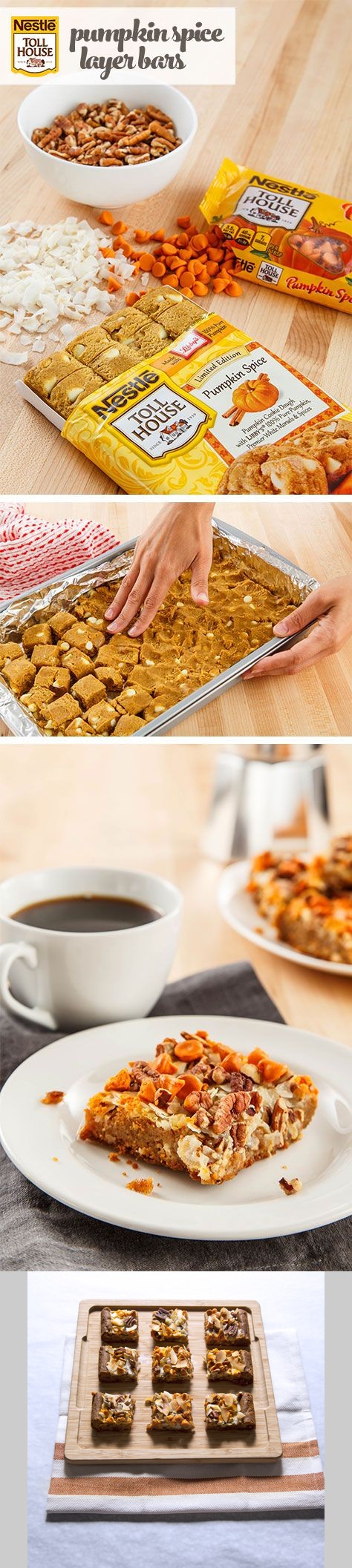 Pumpkin Spice Layer Bars