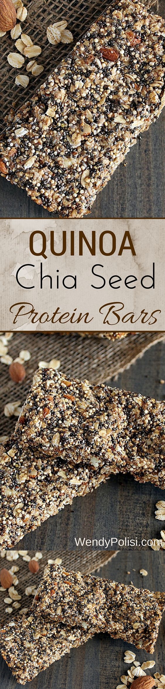 Quinoa Chia Seed Protein Bars